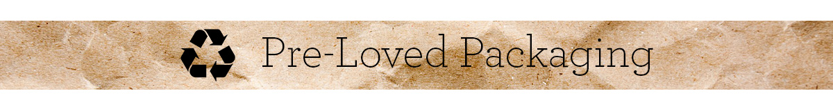 We use recycled packaging.