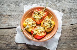 Cooking with chutney - Real Ale Stuffed Peppers