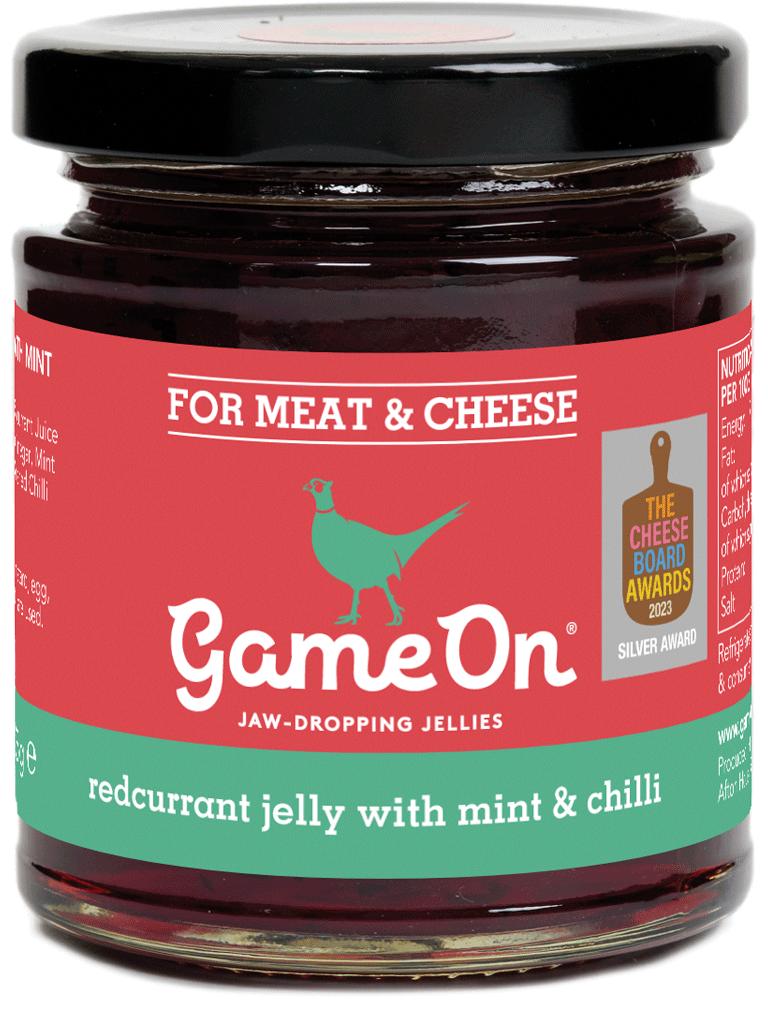 Redcurrant Jelly with Mint & Chilli