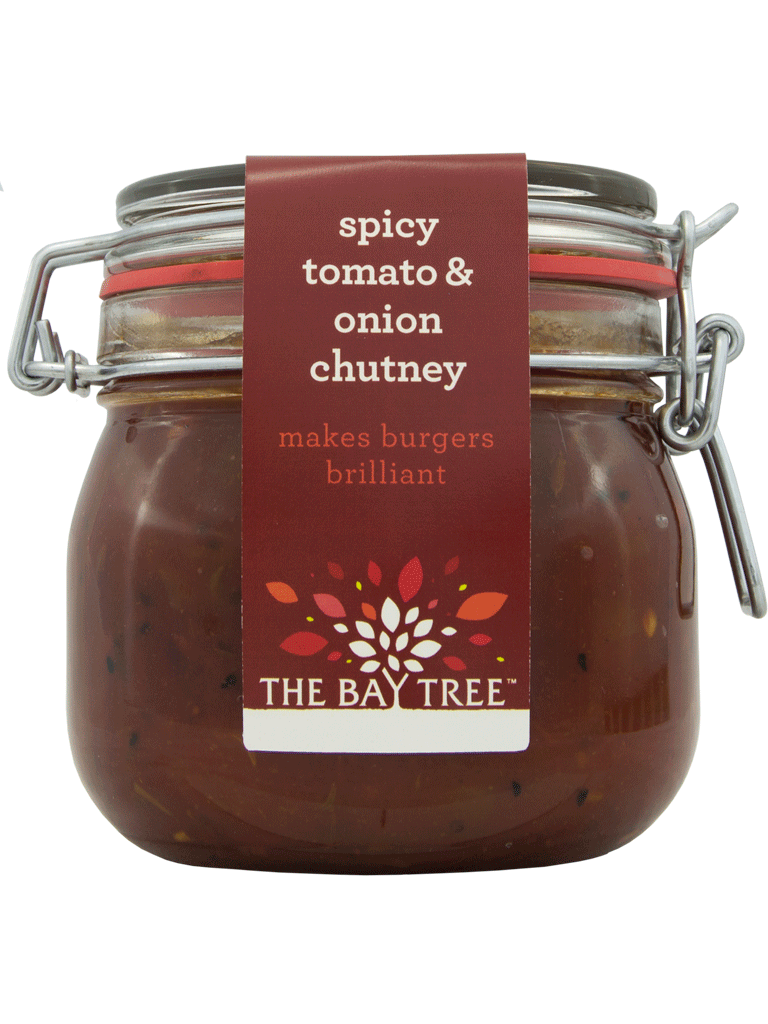 Spicy Tomato & Caramelised Onion Chutney Kilner Style jar