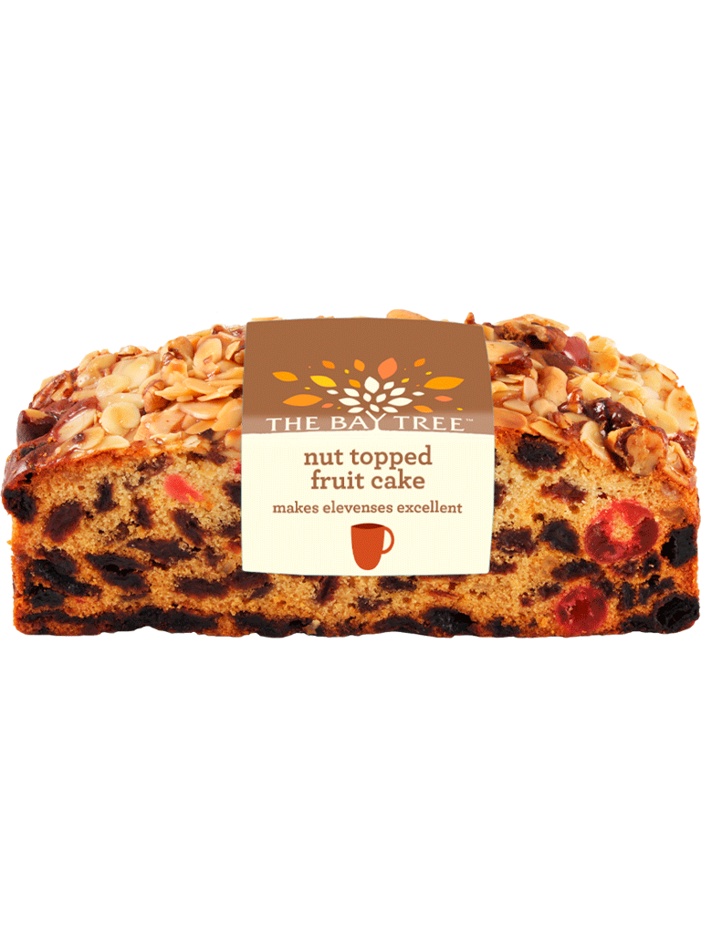 Mixed Nut Topped Fruit Cake